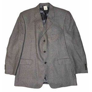 Norm‎ Thompson Mens Blazer 44L 44 Long Sport Coat Jacket Tweed Brown Tan NWT
